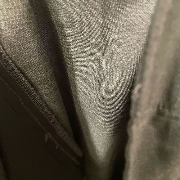 Vince Pant Womens 12 Monochromatic Tuxedo Straight Leg Gray Melange Work - Picture 10 of 11